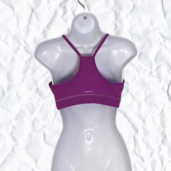 Adidas Climalite Purple Sports Bra - Medium - Picture 3 of 4